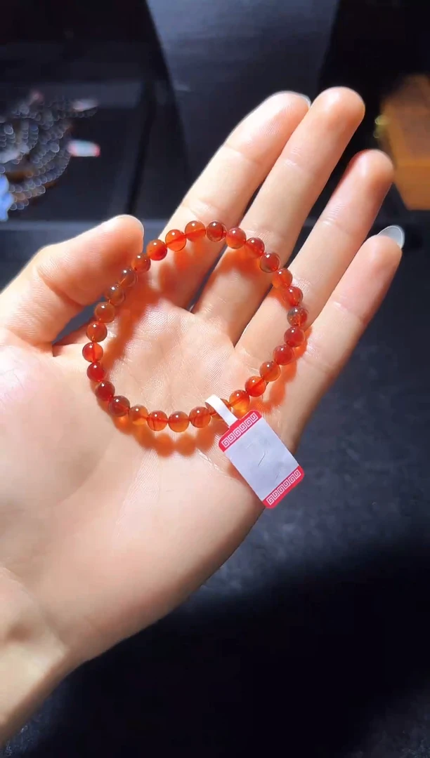 手串琥珀未镶嵌/75缅甸琥珀血珀手串6mm