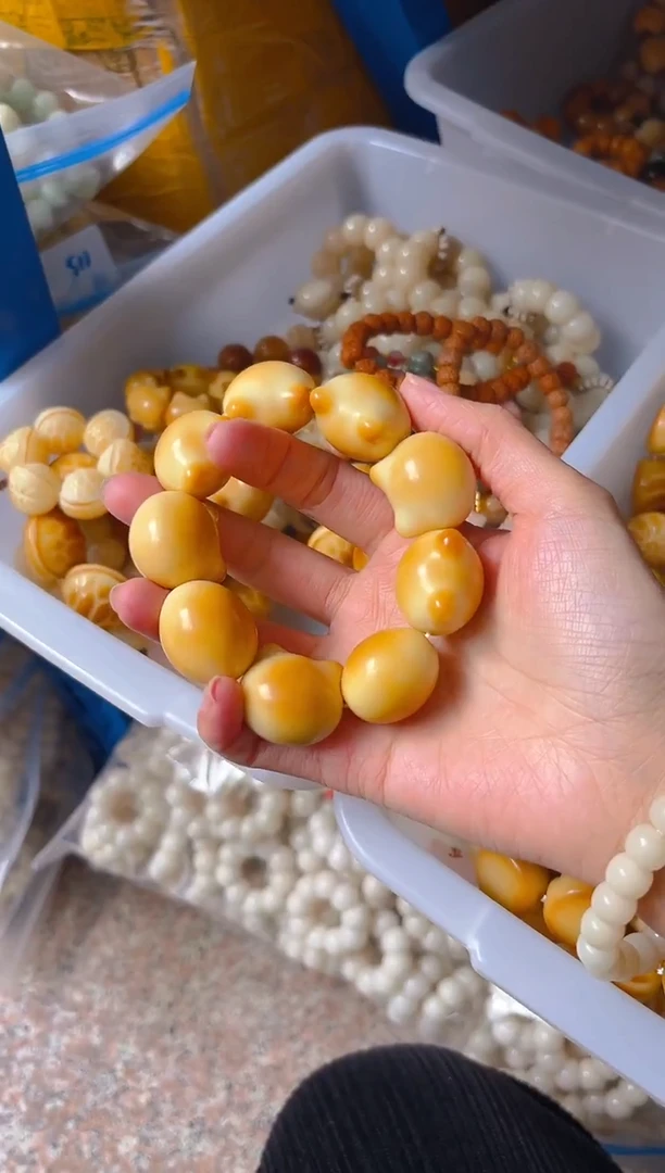 吊坠菩提根/象牙果炭烤猫猫头单圈  横款