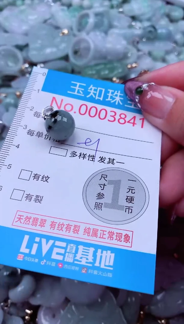 吊坠(不含链)未镶嵌翡翠3841