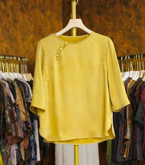 【承露】国风新中式气质百搭复古新款小衫女528