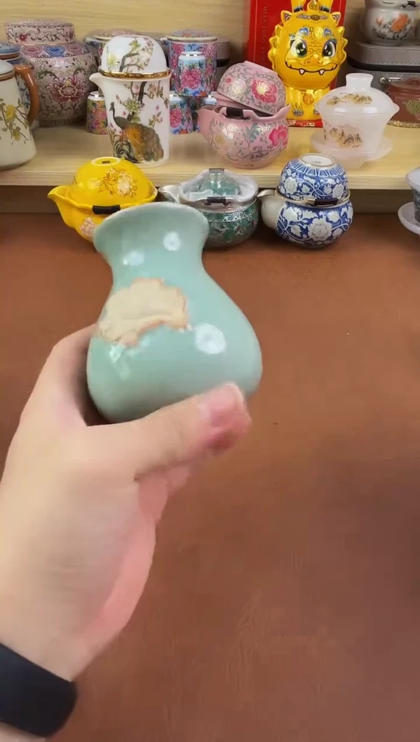 陶瓷茶具摆件旅行套组