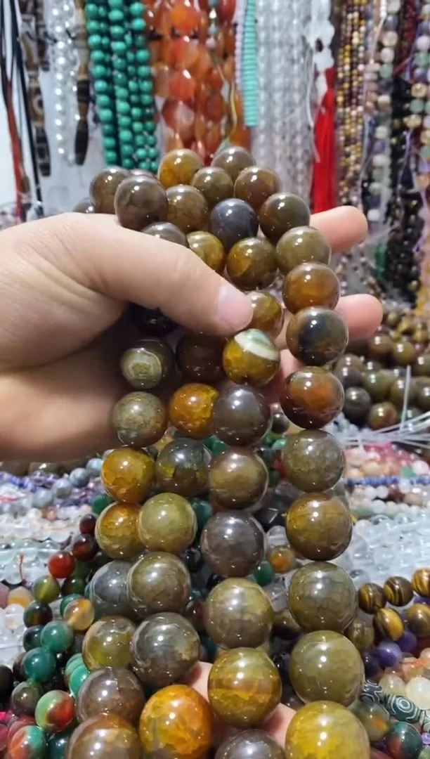 合金玛瑙/玉髓珠宝半成品卡20龙鳞玛瑙