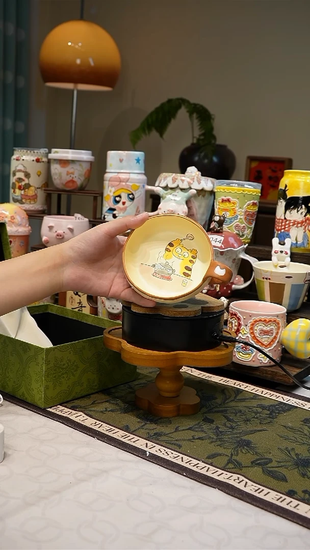 瓷【不带盒子】679高温釉下彩