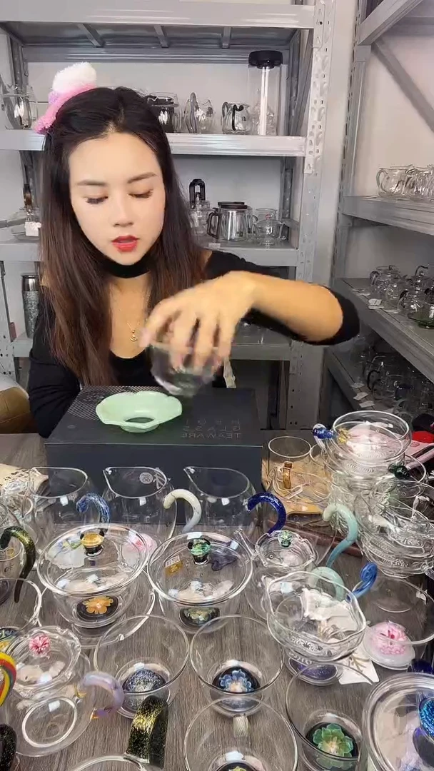 禾器 浅玉色盖碗