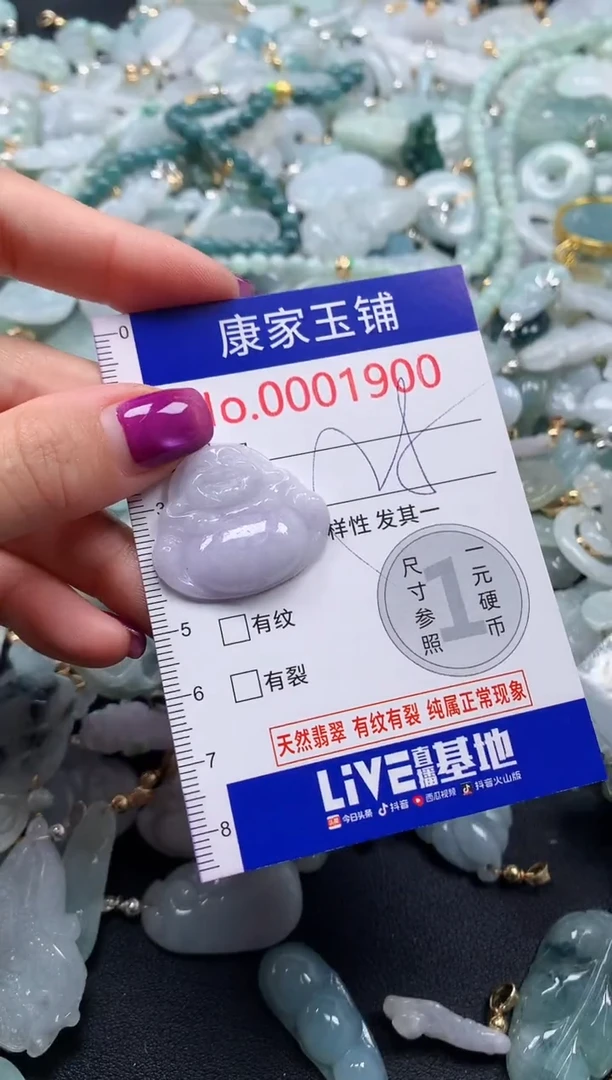 颈饰未镶嵌翡翠1900