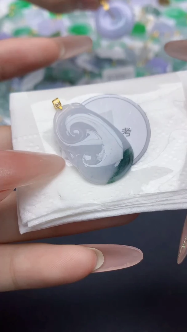 翡翠未镶嵌颈饰天然缅甸a货翡翠百元以上9元证书费自理