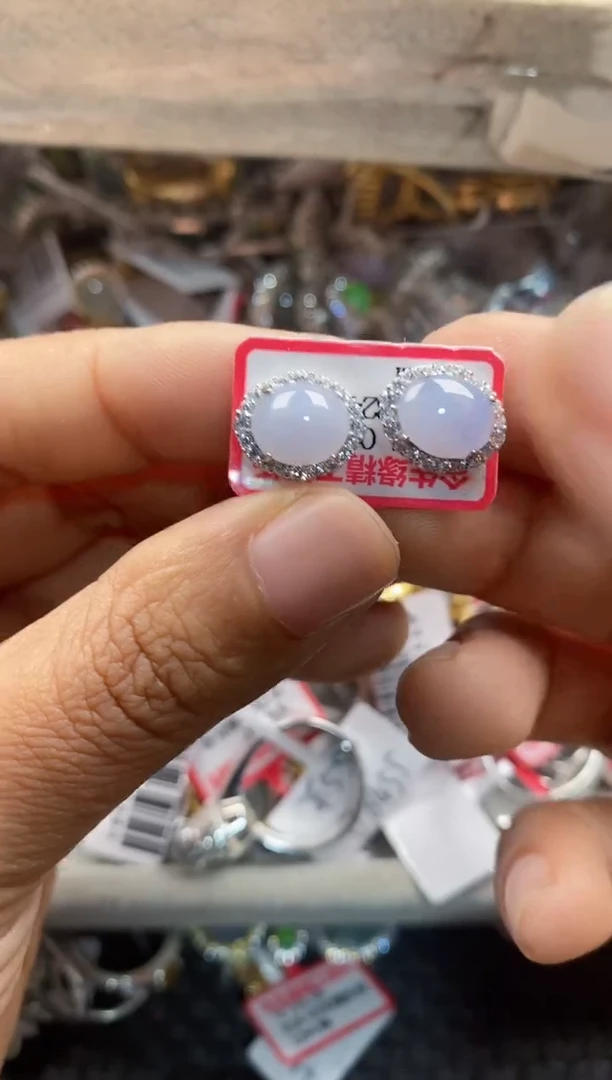 银S925镶嵌戒指翡翠222              6