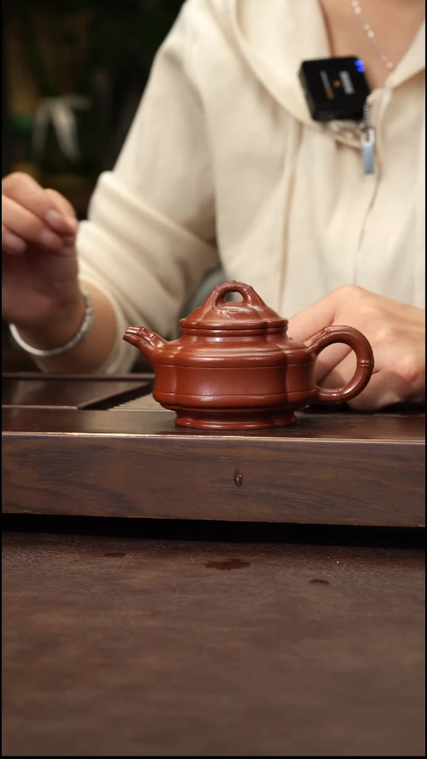 茶壶紫砂朱泥海棠170cc左右