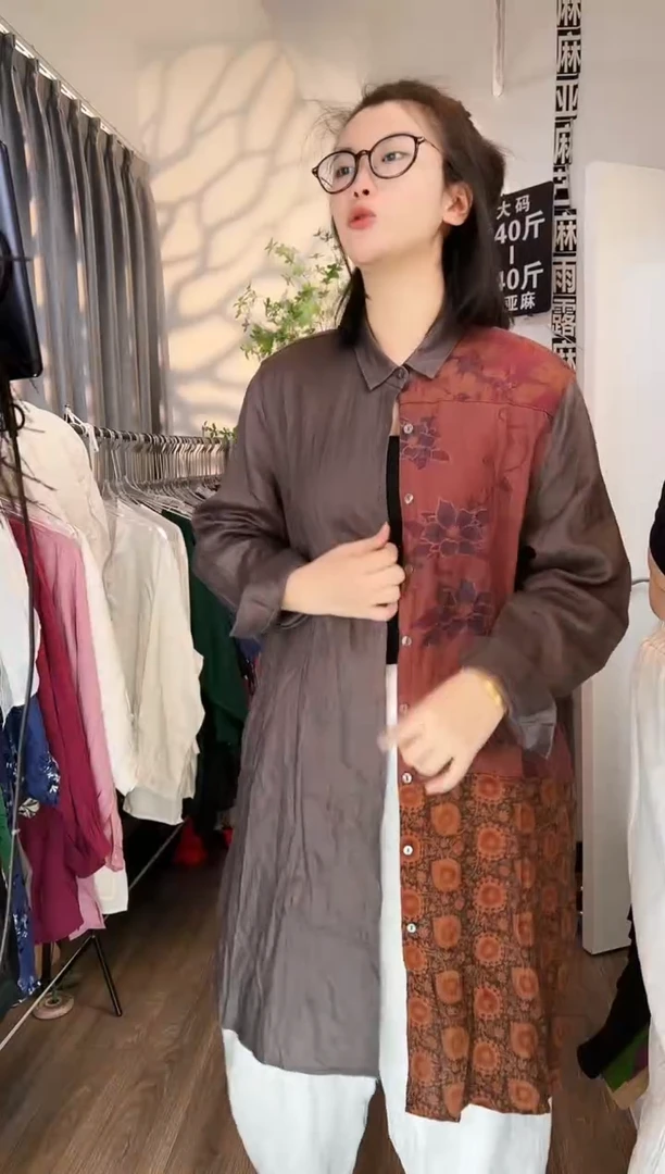 亚麻大码女装系列。