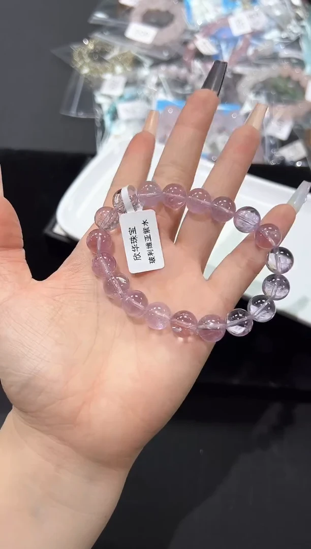 水晶手链未镶嵌54b多样性发其一【1条】默认微瑕