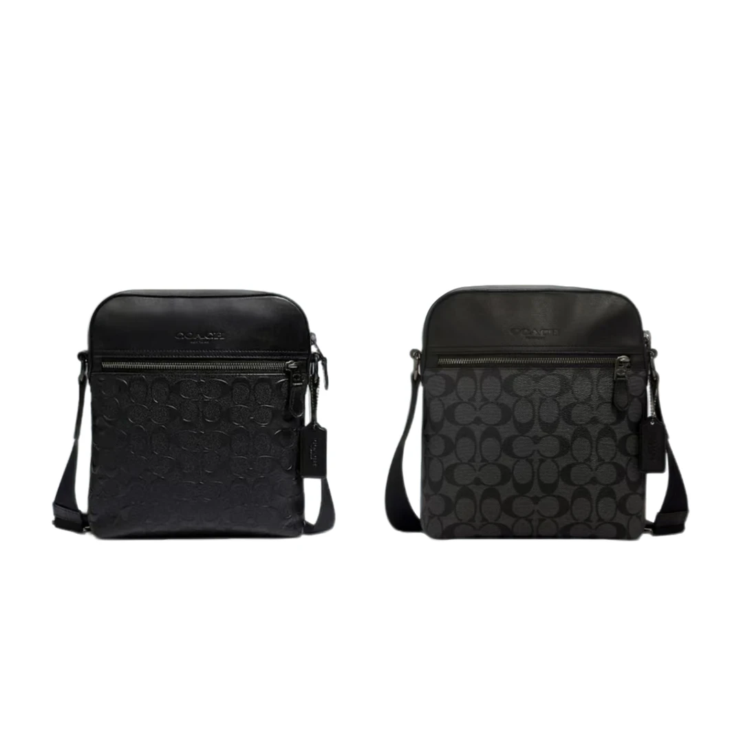 COACH蔻驰 HOUSTON 飞行 男士商务公文包简约 22*5*26