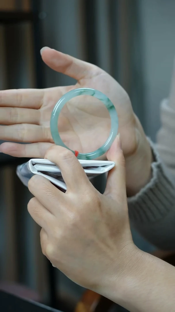 未镶嵌手镯翡翠15号-52圆条/MY/3