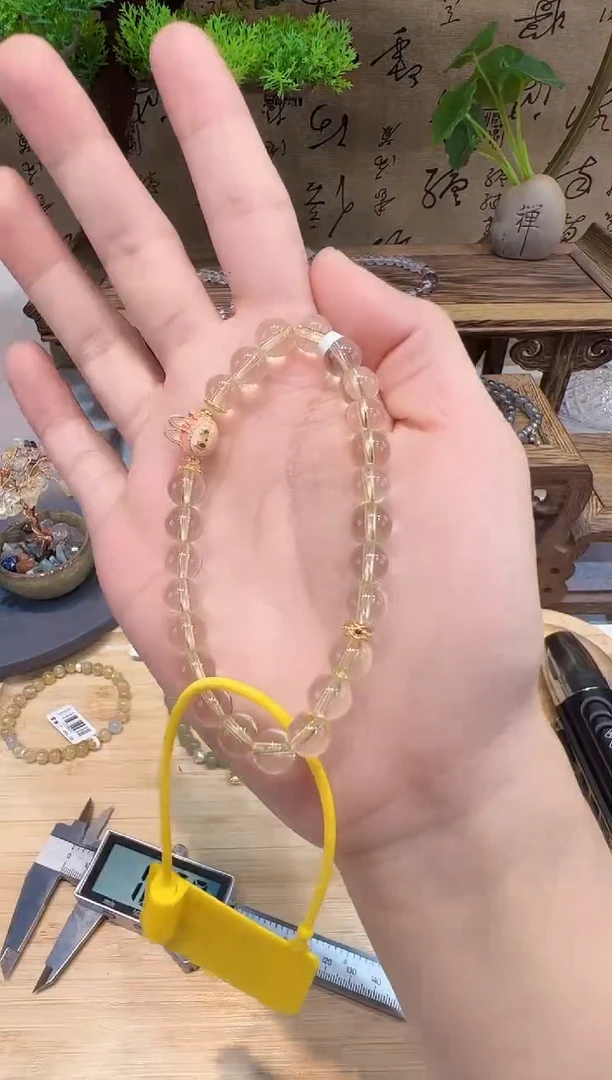 水晶手串未镶嵌手饰@@