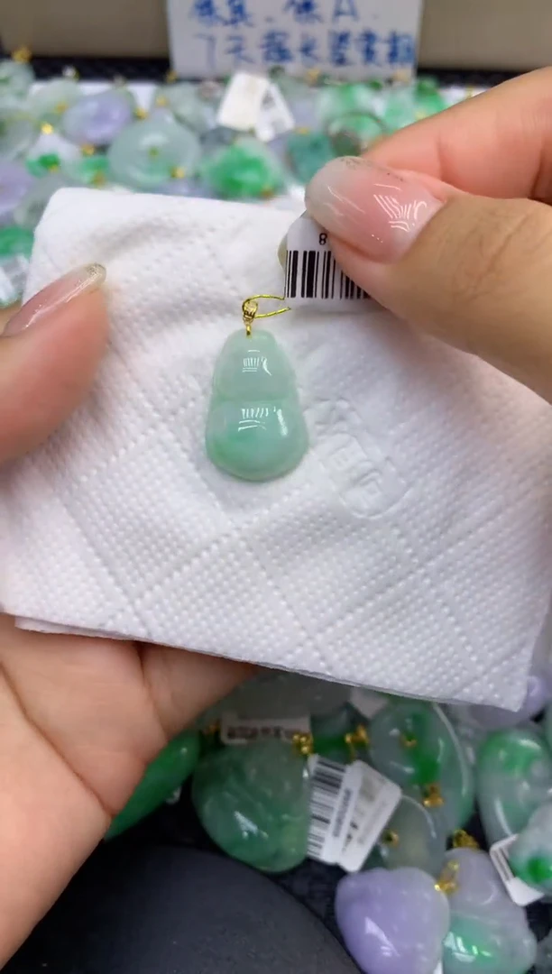 颈饰未镶嵌翡翠天然缅甸A货翡翠