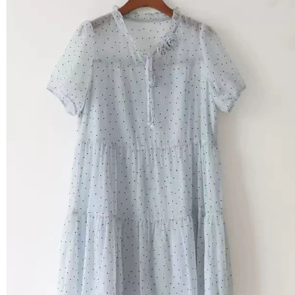 【FL325】夏装新款时尚宽松显瘦小个子连衣裙