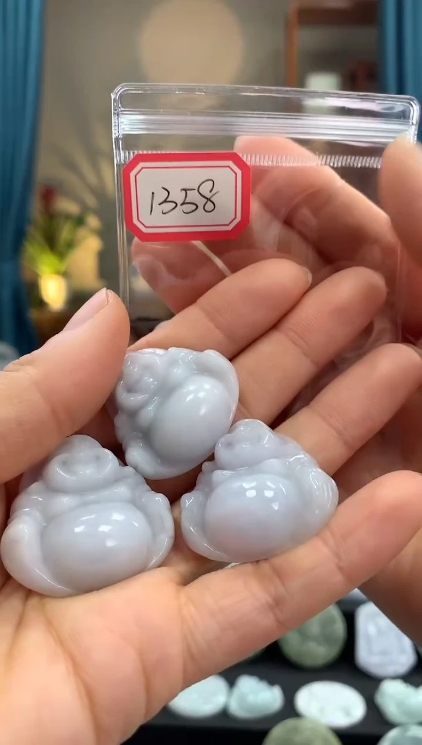 翡翠未镶嵌颈饰佛公1358 多样性发一件