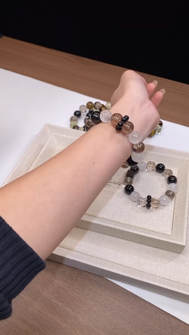 未镶嵌手链水晶万嘉水晶 发一件 序号：43