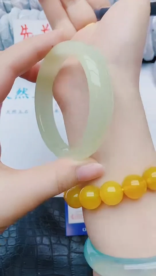 未镶嵌手镯石英质玉w128+59-60-61