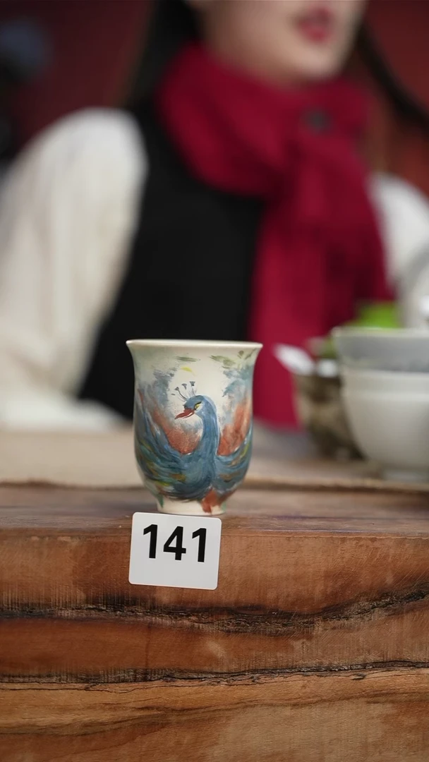 【闪购商品】141等烟雨陶瓷手作主人杯