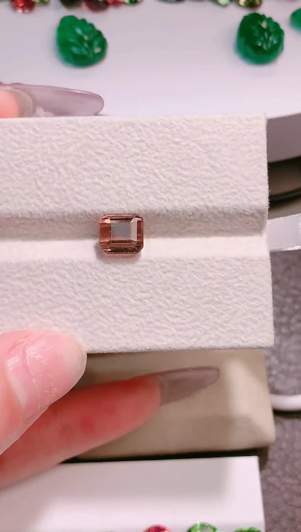 未镶嵌珠宝半成品碧玺3.56ct-天然阿富汗碧玺