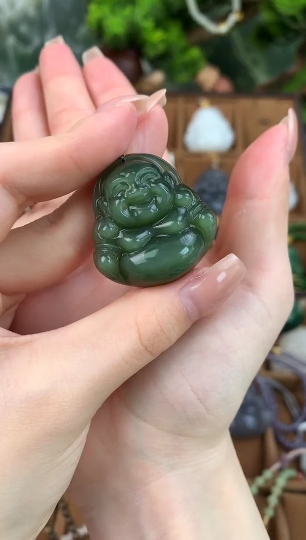 颈饰未镶嵌和田玉长*?吊坠30mm