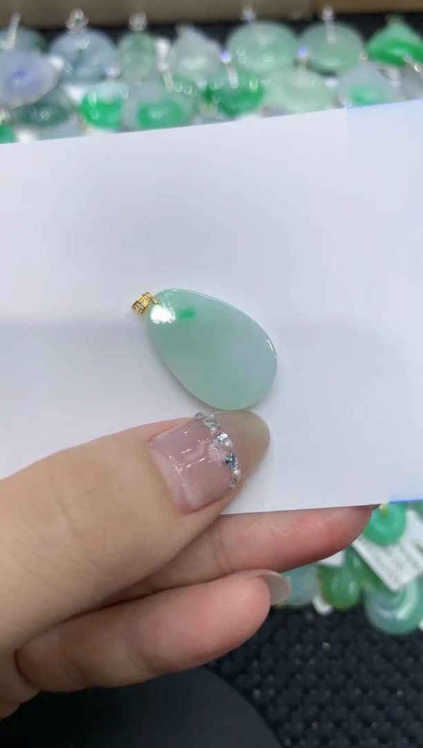 【闪购商品】翡翠颈饰18K金镶嵌 222222222