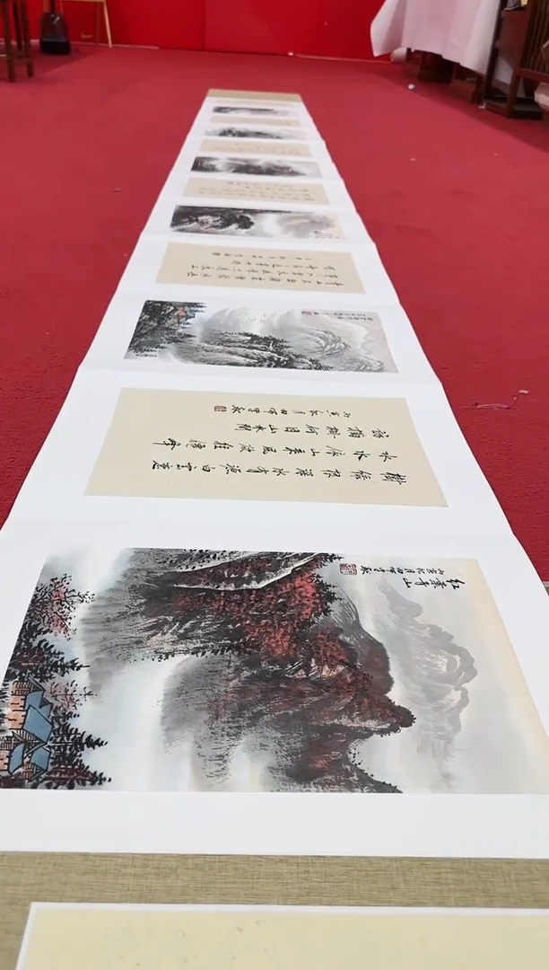 国画罗学献-国画山水册页