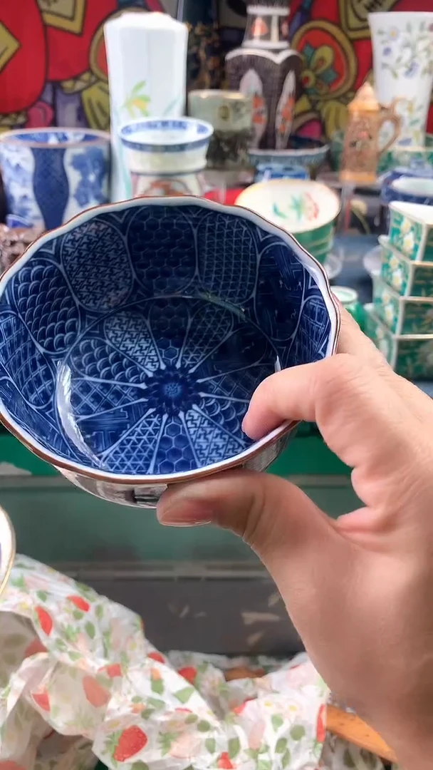 多*米镰仓精美瓷器18包邮A482