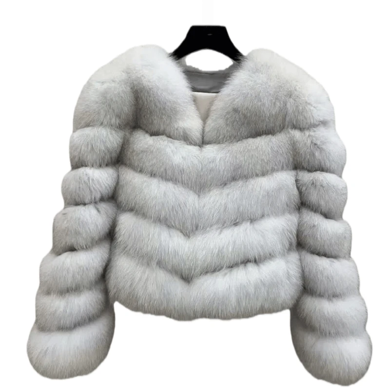 2755款高级感狐狸毛皮草外套「冬季新款」