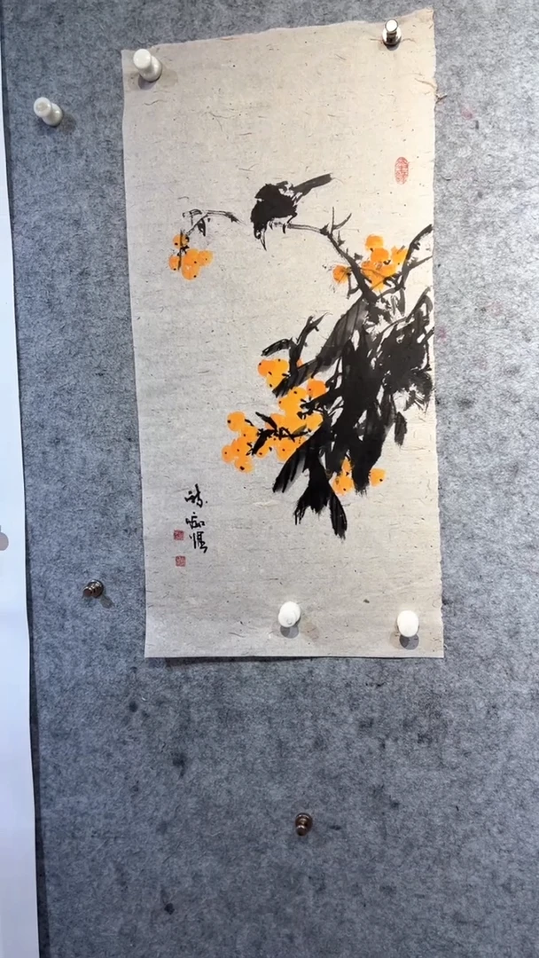 国画相****虾张自学水墨画49