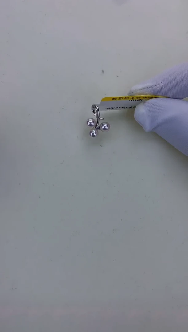 银S925镶嵌DA海水珍珠 GD101 吊坠赠银链 5