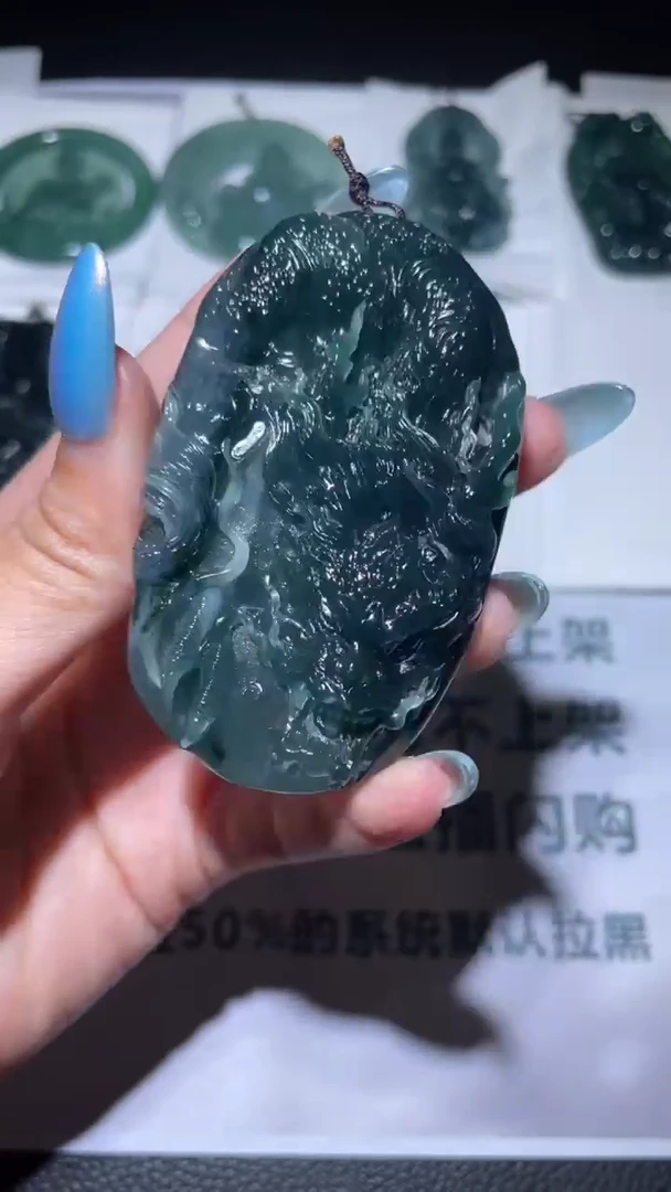 未镶嵌定制翡翠毛货-不退不换