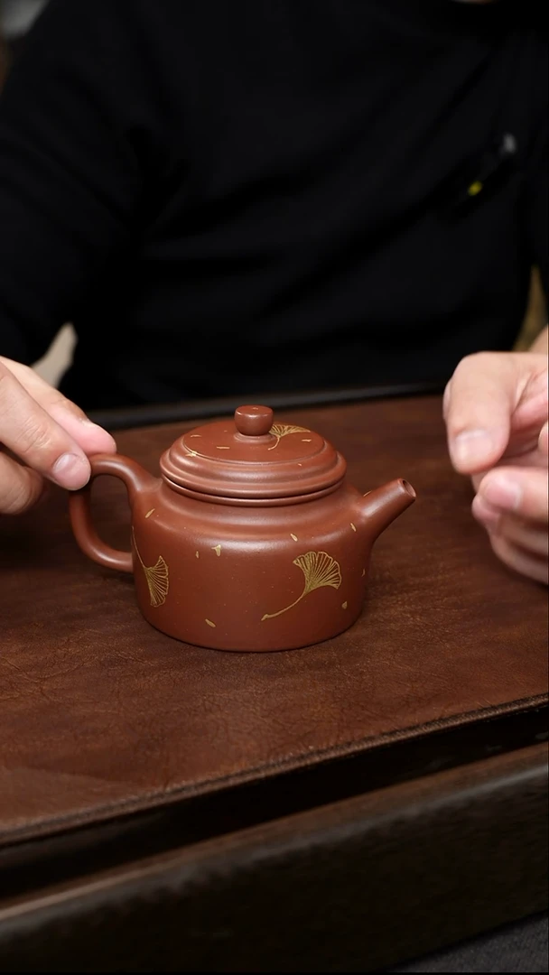 原矿底槽青 德钟 全手工170cc 描金