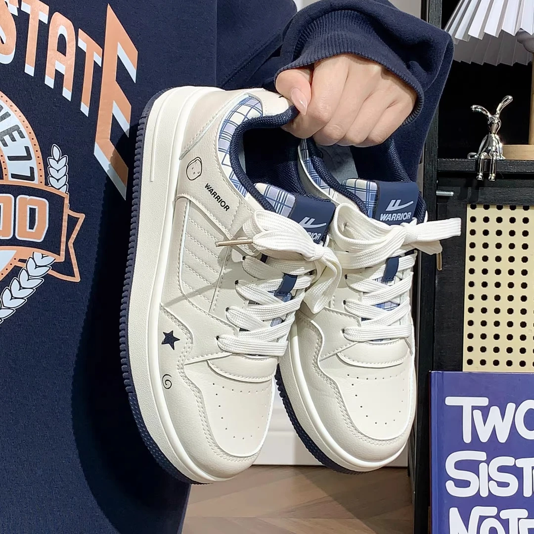 回力女鞋小白鞋2026春季时尚休闲鞋子小众学生透气百搭款港风学院