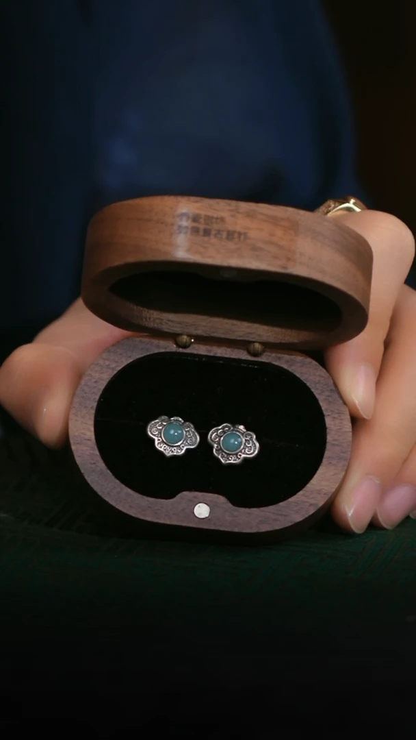 马老板专属如意复古耳钉