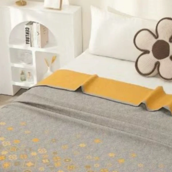 【路易玫瑰】双人可铺可盖200*230cm多层纯棉纱布柔软四季通用床盖