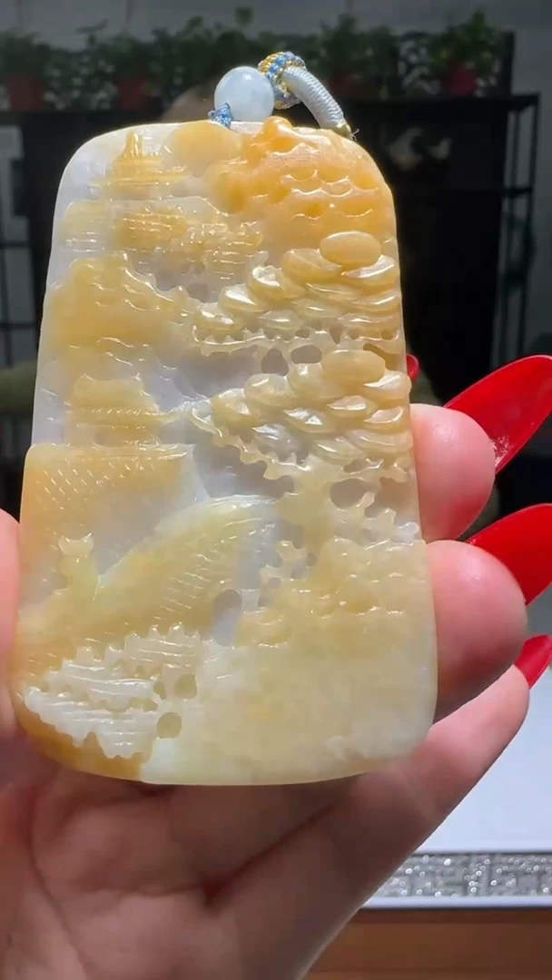 【闪购商品】翡翠颈饰未镶嵌天然翡翠A货吊坠