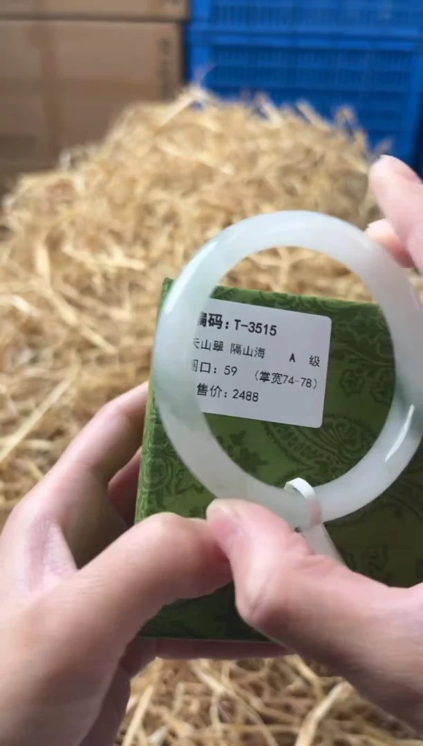 未镶嵌手镯石英质玉T-3515