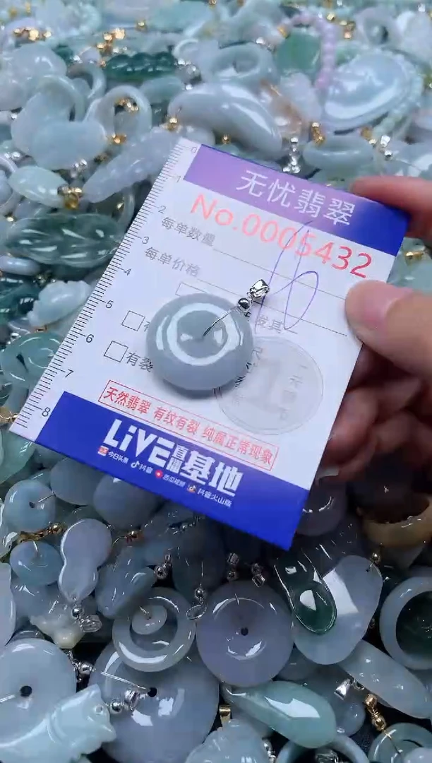 翡翠未镶嵌吊坠(不含链)5432