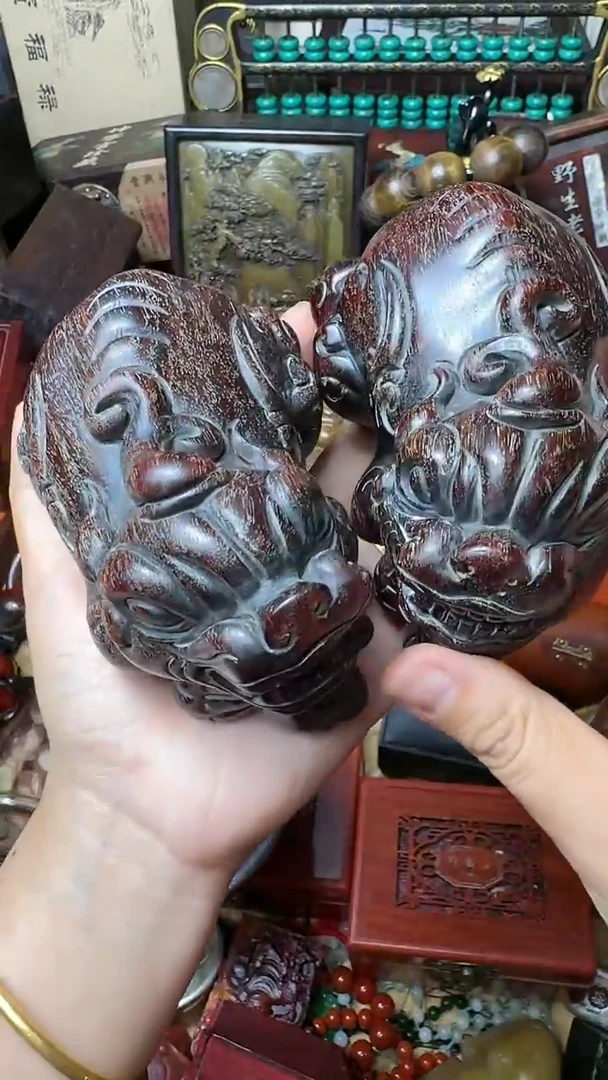 牛骨摆件主播推荐：一物一拍，讲解为准！