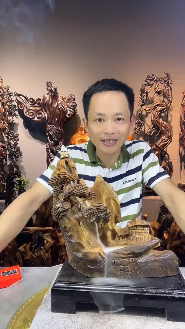 金丝楠阳**蛰小叶桢楠随行摆件23