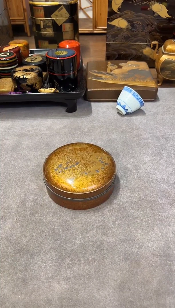 收藏级 全金梨地 高肉金莳绘 文盒