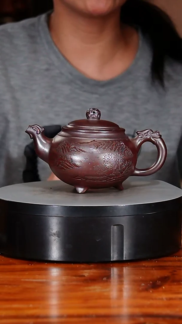 宜兴原矿紫砂壶茶壶350C