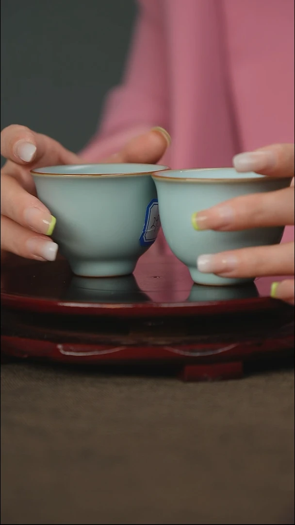 炉式杯  带底款 单只 颜色随机