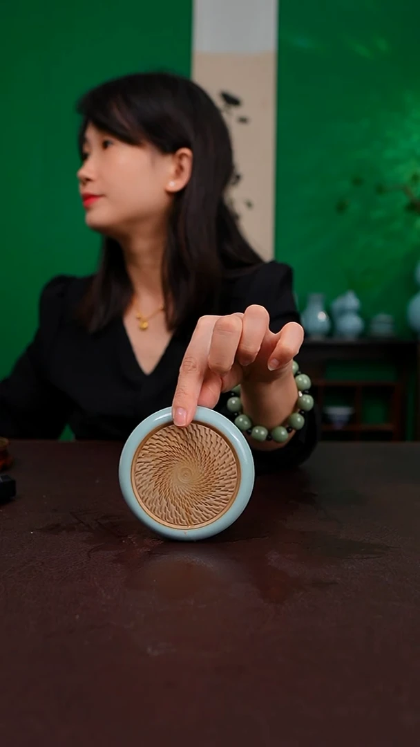 天青赵琳重工杯垫不完美