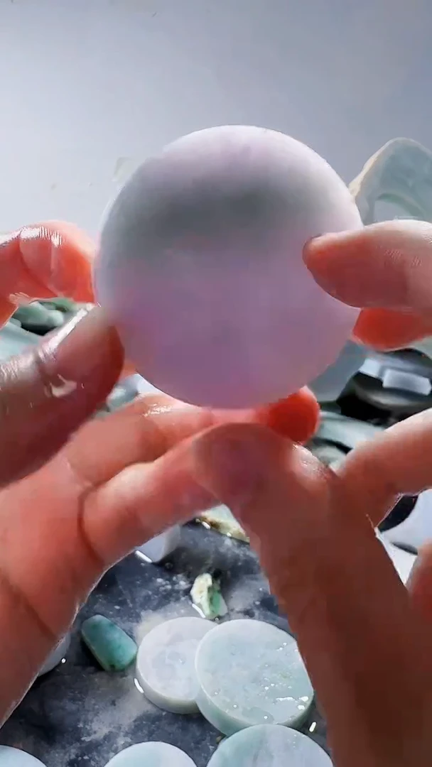 裸石翡翠缅甸翡翠A货文5063