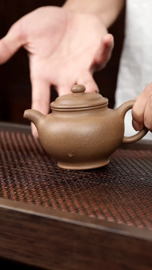 茶壶紫砂芝麻绿掇只