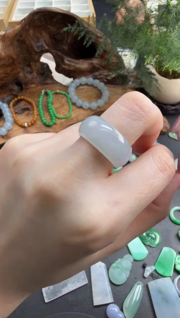 未镶嵌戒圈翡翠翡翠饰品-210