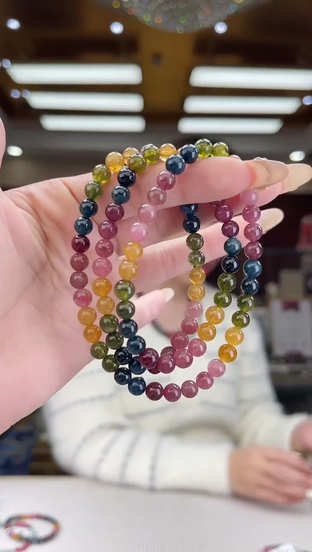 【闪购商品】碧玺/未镶嵌6mm+碧玺多圈15多样性发货