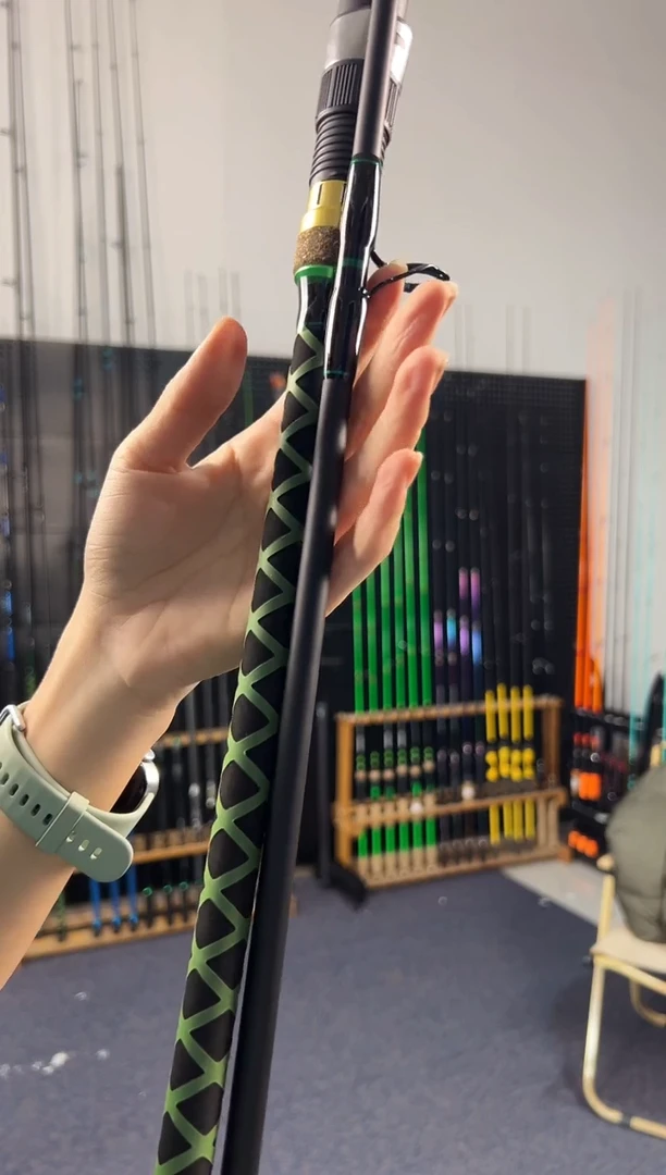 2.7m碳素SURF2.7米直柄（瑕疵尾货竿，没有售后，介意勿拍）